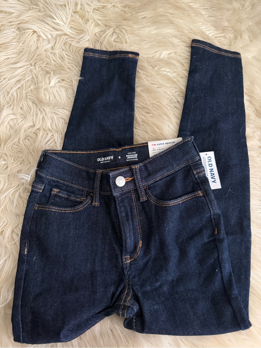 Old Navy Girls Dark Blue Skinny Jeans